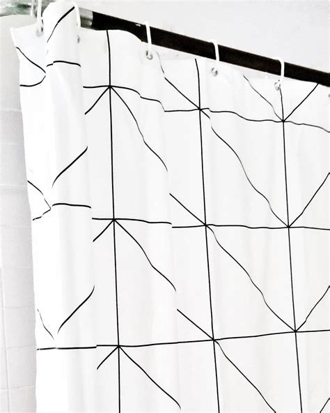 Looking For A Cute New Shower Curtain This Minimal And Modern Design