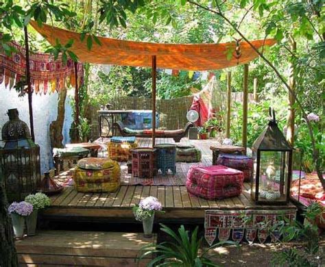 30 Awesome Garden Decor Ideas In Bohemian Style Outdoor