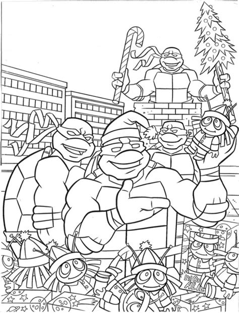 Does not include pullout poster. "Teenage Mutant Ninja Turtles" Holiday Coloring Book by Be ...