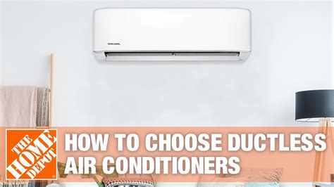 How Do Ductless Air Conditioners Work The Home Depot Youtube