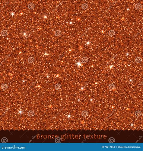 Bronze Glitter Background Lit In The Center Vector Illustration