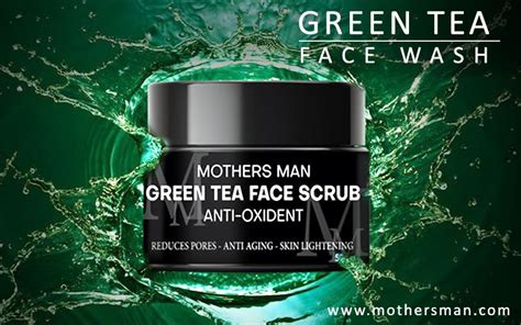 Mothers Man Green Tea Face Wash Deeply Cleans Dirt And Impurities