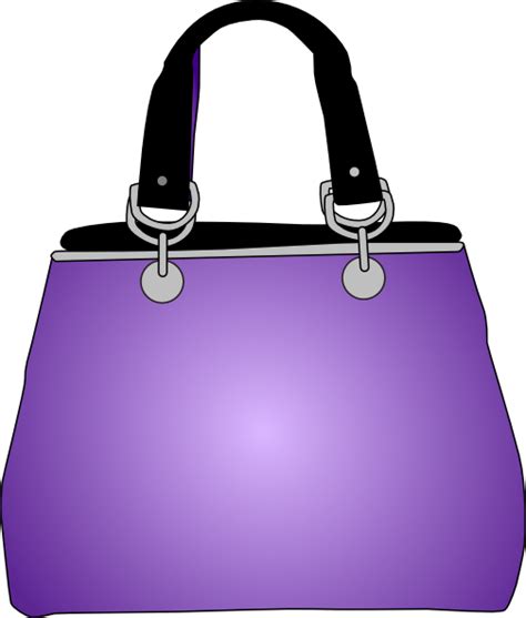 Purple Purse Handbag Clip Art at Clker.com - vector clip art online png image