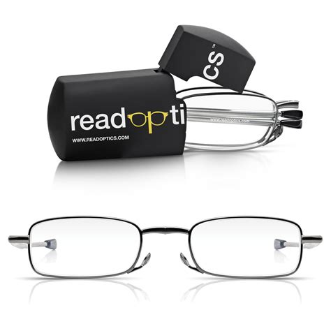 Buy Folding Reading Glasses 15 Fold Up Frames In Metal Compact And Pocket Sized In Black Case