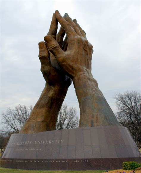 Praying Hands At Oral Roberts University Tulsa Oklahoma Statewide