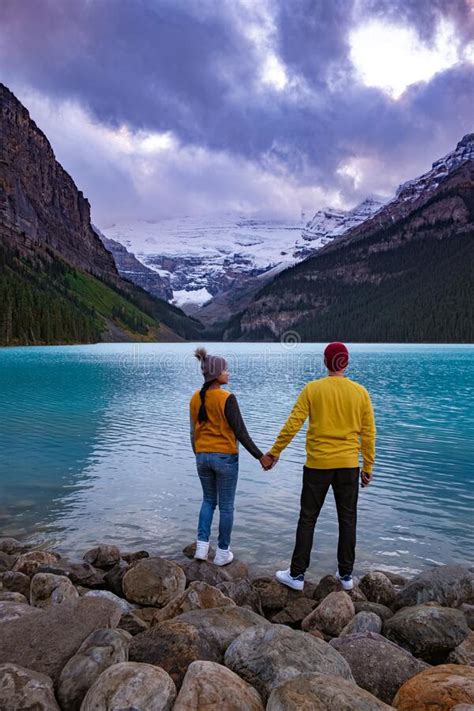 The Beautiful Lake Moraine At Sunset Beautiful Turquoise Waters Of The