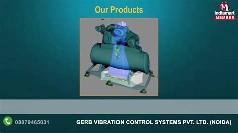 Vibration Control Product By Gerb Vibration Control Systems Pvt Ltd
