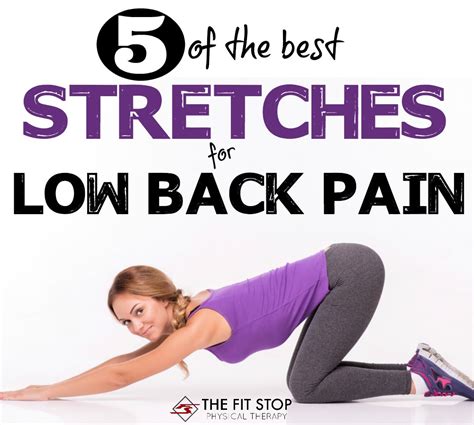 Great Stretches For Lower Back Pain Off