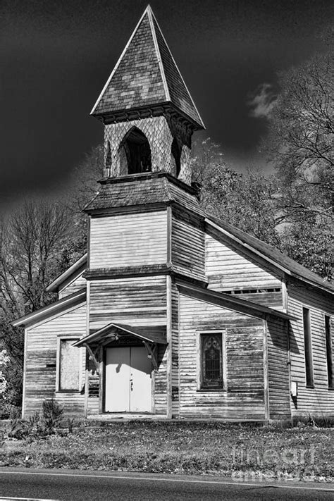 This Old Church In Black And White Photograph By Paul Ward Fine Art