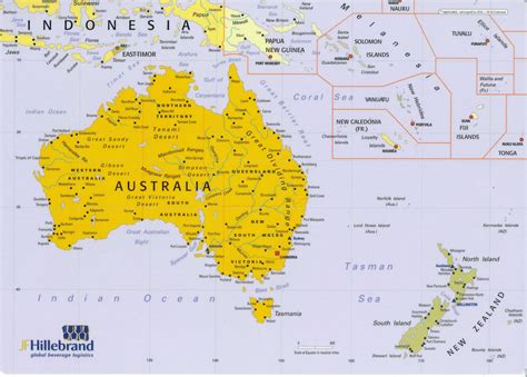 Australia y Oceanía | Mapas, Puertos y Aeropuertos