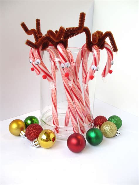 Crafts After College Candy Cane Reindeer