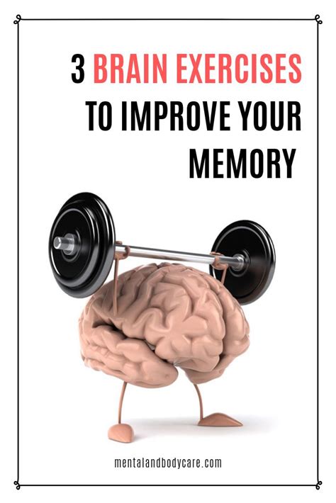 3 Brain Exercises To Improve Your Memory Mental And Body Care Brain