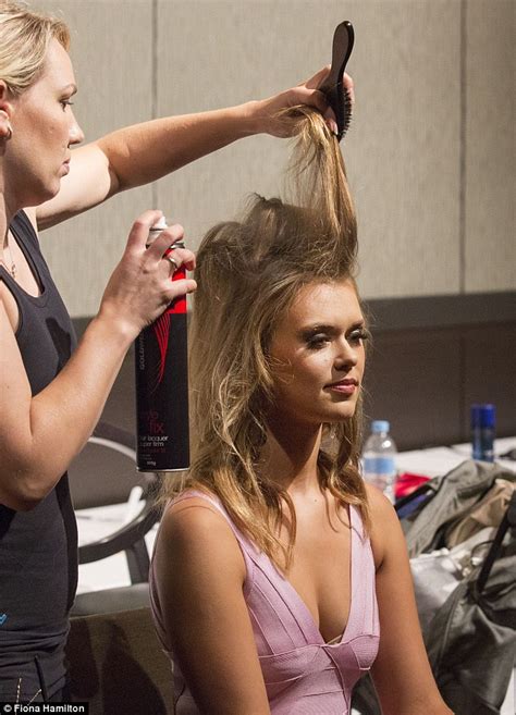 Miss Universe Australia Hopefuls Converge On Melbournes Sofitel Hotel Daily Mail Online