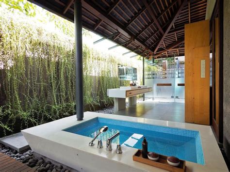 The Santai Bali Indonesia Situated In The Outdoor Bathrooms