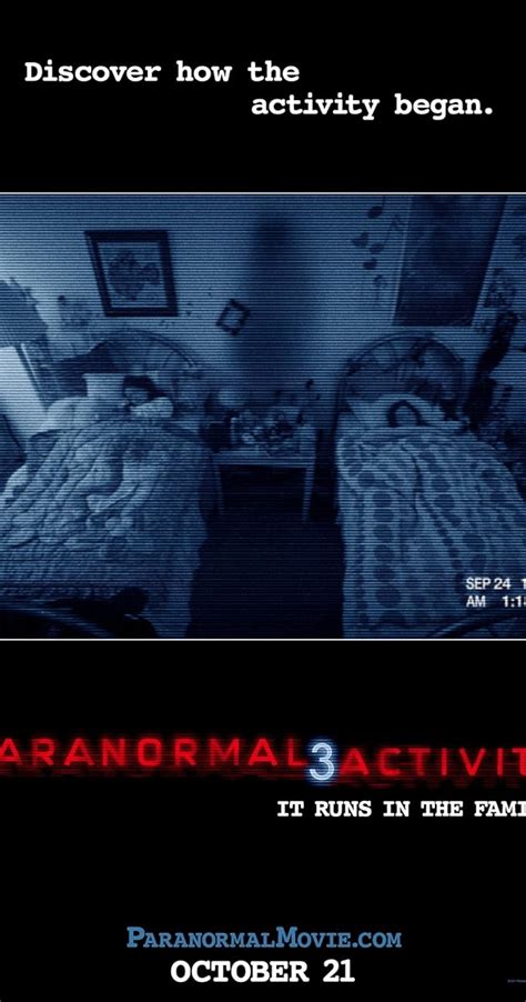 Paranormal Activity 3 2011 Parents Guide Imdb