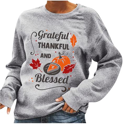 reoriafee grateful thankful blessed shirt for women thanksgiving