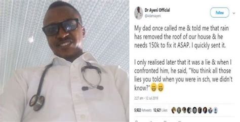 Nigerian Man Narrates How His Dad Scammed Him Of ₦150000
