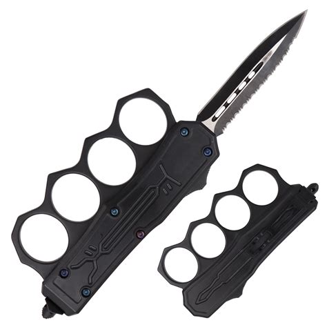 925 Inch Tactical Trench Knife Double Edged Serrated