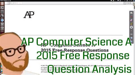 From classes and algorithms to data structures and encapsulation, ap® computer science can be. AP Computer Science 2015 Free Response Discussion - YouTube