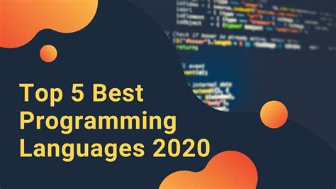 Top 5 Programming Languages To Learn In 2020 By Nikolatesla Medium