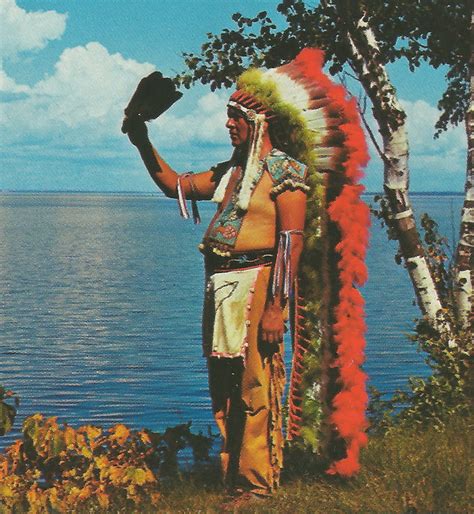 Native American Indian US Americana Sage Lake MI 1950s Michigan