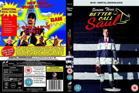 Better Call Saul Season 3 2017 R2 Dvd Cover Dvdcovercom