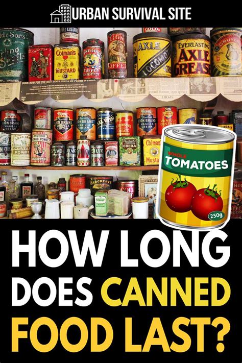 How Long Does Canned Food Last Urban Survival Site In 2021 Canned