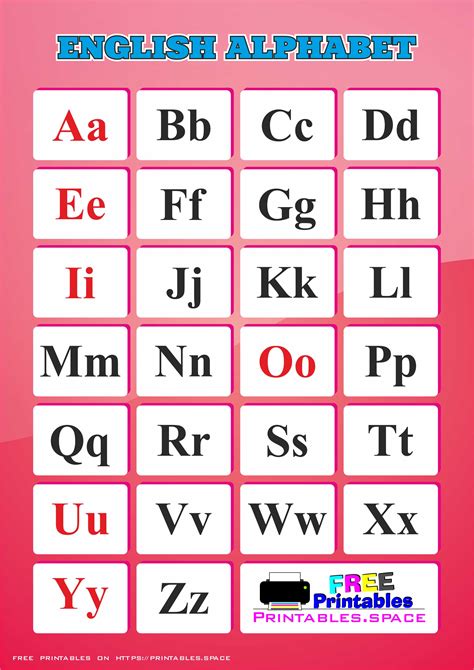 Free Printable Alphabet Poster Printable Word Searches
