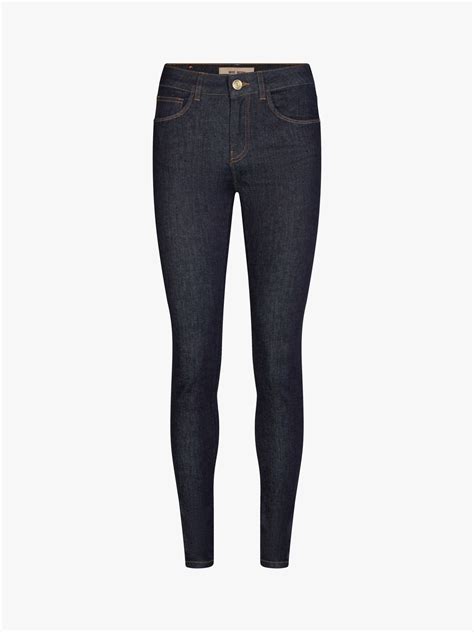 Mos Mosh Alli Skinny Fit Jeans Dark Blue At John Lewis And Partners