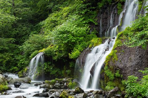 Doryu Waterfall Yamanashi Japan Waterfall Yamanashi Japan