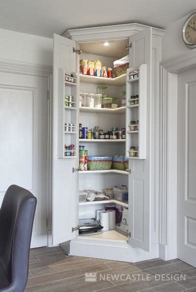 Don't have a butler's pantry or even the 'standard' corner maybe you can use your corner cupboards to store platters you rarely use. Kitchen Pantry | Bespoke Pantry Cupboards & Larder Units