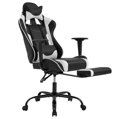 Buy Gaming Chair With Footrest Ergonomic Office Chair Adjustable