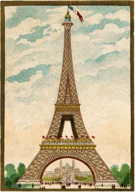 Over 12,373 eiffel tower pictures to choose from, with no signup needed. 8 Vintage Eiffel Tower Clip Art! - The Graphics Fairy