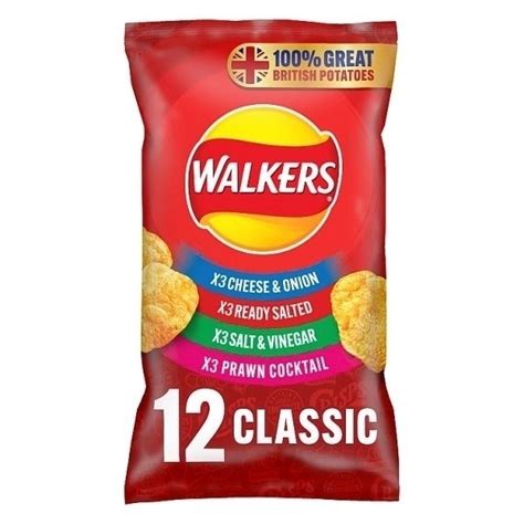 Walkers Classic Variety 12pk Uk