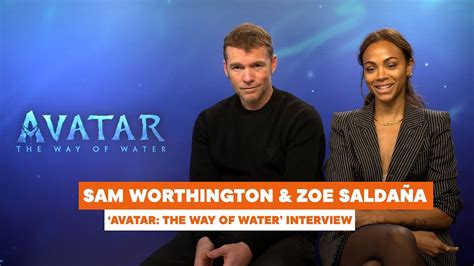 Avatar Stars Zoe Saldaña And Sam Worthington On How It Felt To Return To The Movie Youtube