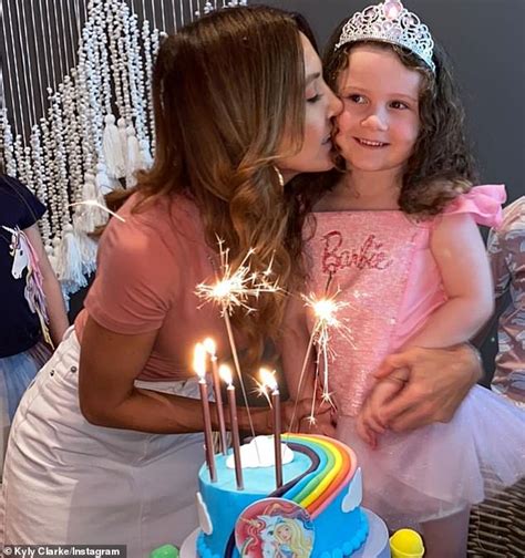 Kyly Clarkes Daughter Kelsey Lee Treated To Her Third 5th Birthday Party