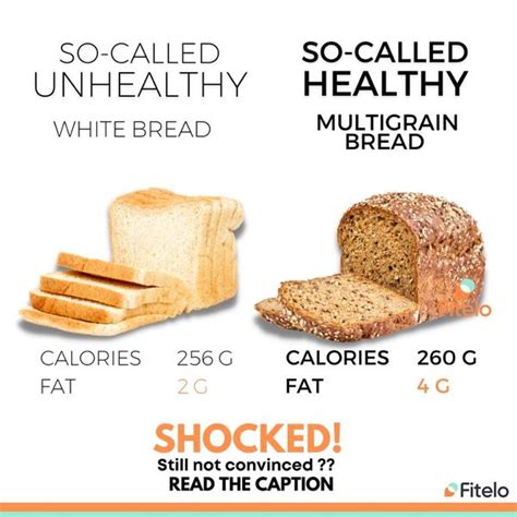 Nutrition Comparison White Bread Vs Whole Wheat Bread 43 Off