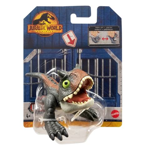 Mattel Jurassic World Uncaged Wild Pop Ups Carnotaurus Action Figure 1