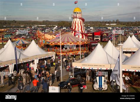 Over the Road and car park Goodwood Revival Stock Photo - Alamy
