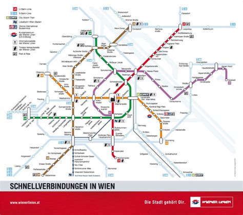 Mappa Metro Vienna Da Scarica