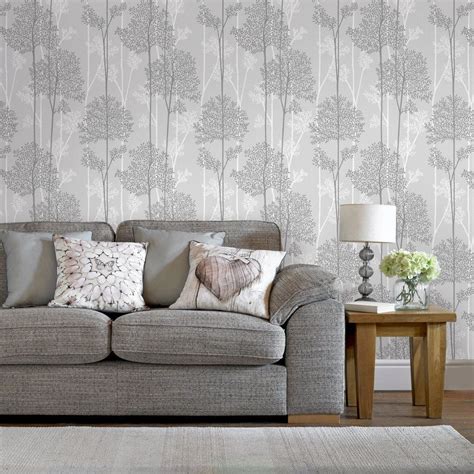 Eternal Wallpaper In Grey From The Innocence Collection By Graham