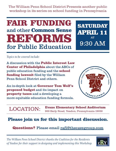 Fair Funding And Other Common Sense Reforms For Public Education The