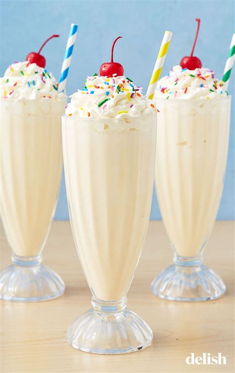 The Absolute Best Way To Make A Vanilla Milkshake Get The Recipe From Delish Com Milkshake