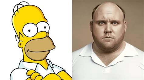 Ai Turns The Simpsons Characters Into Real Life People