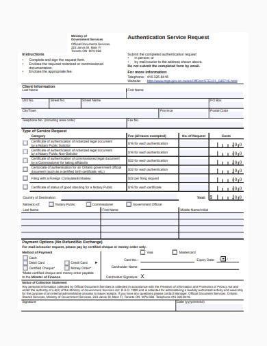 Free 10 Request For Authentication Samples In Pdf Ms Word