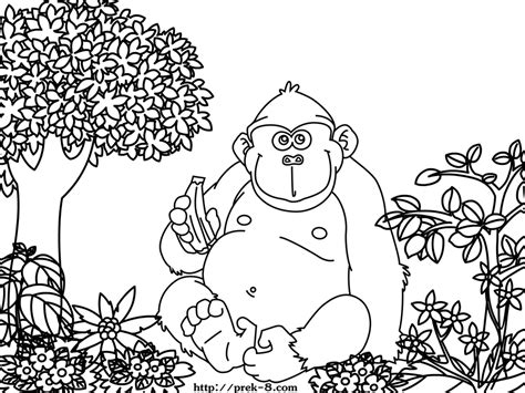 Jungle Animals Coloring Page Wild Animals Coloring Book Coloring Home