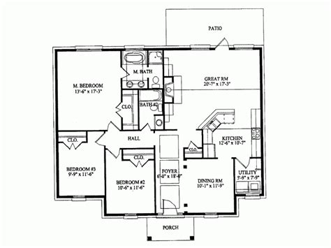 Farmhouse Style House Plan 2 Beds 2 Baths 1400 Sqft Plan 17 2019