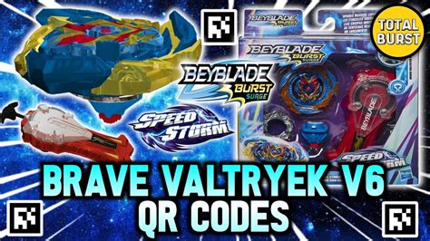 SPARK POWER SET BRAVE VALTRYEK V6 QR CODE BEYBLADE BURST SURGE APP