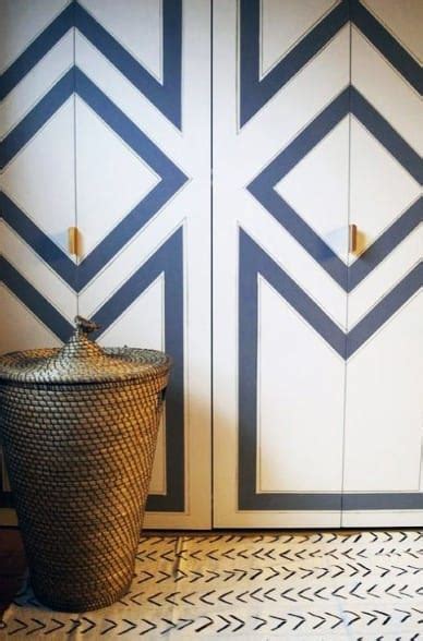 If it's a paneled door, first use a brush to paint the inlaid areas, then use a roller on the flat, outer sections. Top 50 Best Closet Door Ideas - Unique Interior Design Ideas