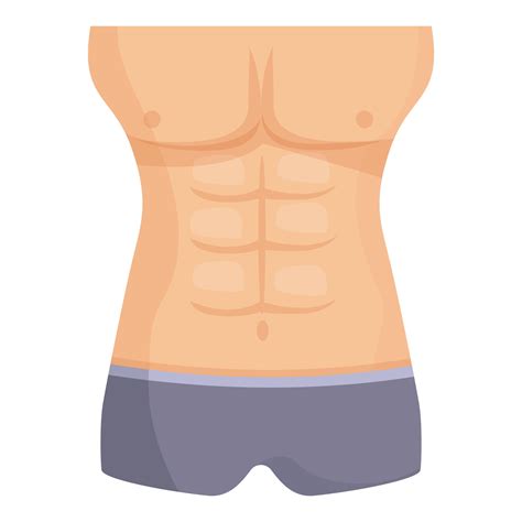 Abs abdomen icon cartoon vector. Woman belly 22864505 Vector Art at